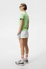 Feline Knitted Shirt Patina Green Women J.Lindeberg Clothing 66XF1842 - Image 2