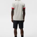Femi Polo Micro Bridge Grey Men J.Lindeberg Clothing 66XF109