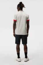 Femi Polo Micro Bridge Grey Men J.Lindeberg Clothing 66XF109