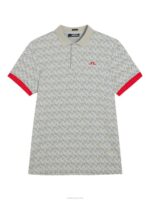Femi Polo Micro Bridge Grey Men J.Lindeberg Clothing 66XF109 - Image 5