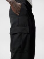 Fiji Clean Cargo Pants Black Men J.Lindeberg Clothing 66XF1135 - Image 3