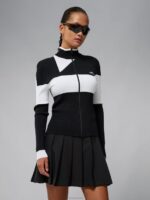 Flora Sweater Black Women J.Lindeberg Clothing 66XF2822 - Image 3