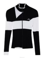 Flora Sweater Black Women J.Lindeberg Clothing 66XF2822 - Image 6