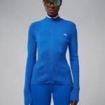 Flora Sweater Nautical Blue Women J.Lindeberg Clothing 66XF2823