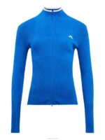 Flora Sweater Nautical Blue Women J.Lindeberg Clothing 66XF2823 - Image 5