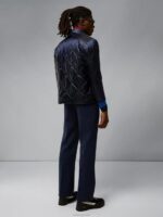 Flow Bomber Jacket Navy Men J.Lindeberg Clothing 66XF2445