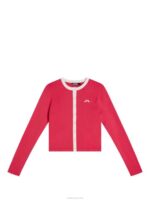Freda Knitted Cardigan Azalea Women J.Lindeberg Clothing 66XF1830 - Image 6