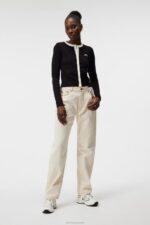 Freda Knitted Cardigan Black Women J.Lindeberg Clothing 66XF1832 - Image 3