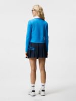 Freda Knitted Cardigan Brilliant Blue Women J.Lindeberg Clothing 66XF1829 - Image 2