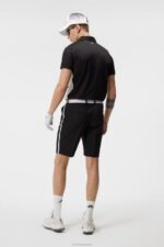 Freddy Polo Black Men J.Lindeberg Clothing 66XF328 - Image 2
