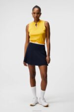 Frida Knitted Skirt Citrus Women J.Lindeberg Clothing 66XF1626 - Image 2