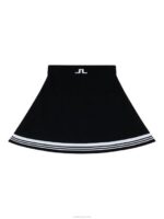 Frida Stripe Knitted Skirt Black Women J.Lindeberg Clothing 66XF1620 - Image 5