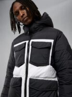Galaxy Expedition Down Parka Black Men J.Lindeberg Clothing 66XF1303 - Image 5