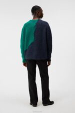 Garmisch Sweater Proud Peacock Men J.Lindeberg Clothing 66XF992