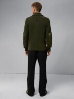 Gaven Shawl Collar Cardigan Forest Green Men J.Lindeberg Clothing 66XF2291 - Image 2