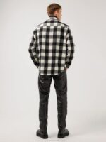 Gingham Loose Overshirt Black Men J.Lindeberg Clothing 66XF2467