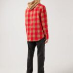 Gingham Loose Overshirt Red Bell Men J.Lindeberg Clothing 66XF2468