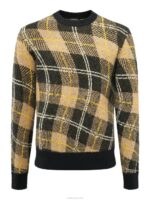 Glen Jacquard Sweater Tiger Brown Men J.Lindeberg Clothing 66XF2294 - Image 4