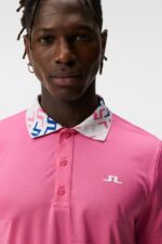 Glen Polo Azalea Pink Men J.Lindeberg Clothing 66XF155 - Image 3