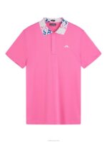 Glen Polo Azalea Pink Men J.Lindeberg Clothing 66XF155 - Image 5