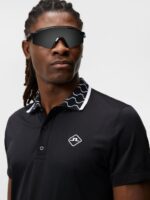 Glen Polo Black Men J.Lindeberg Clothing 66XF317 - Image 4