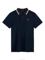 Glen Polo Navy Men J.Lindeberg Clothing 66XF316 - Image 5