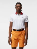 Glen Polo White Men J.Lindeberg Clothing 66XF318