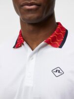 Glen Polo White Men J.Lindeberg Clothing 66XF318 - Image 3