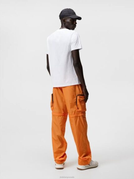 Glossa Nylon Cargo Pants Russet Orange Men J.Lindeberg Clothing 66XF1136