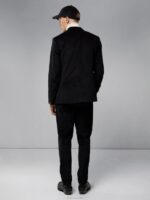 Gordon Corduroy Pleated Pants Black Men J.Lindeberg Clothing 66XF2555