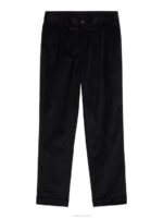 Gordon Corduroy Pleated Pants Black Men J.Lindeberg Clothing 66XF2555 - Image 4