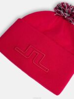 Grace Beanie Rose Red Women J.Lindeberg Accessory 66XF1938 - Image 2