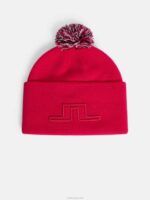 Grace Beanie Rose Red Women J.Lindeberg Accessory 66XF1938