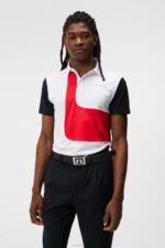 Graham Polo White Men J.Lindeberg Clothing 66XF40