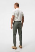 Grant Active Hopsack Pants Aloe Men J.Lindeberg Clothing 66XF1224 - Image 2