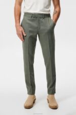 Grant Active Hopsack Pants Aloe Men J.Lindeberg Clothing 66XF1224