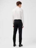 Grant Active Hopsack Pants Black Men J.Lindeberg Clothing 66XF1230