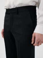 Grant Active Hopsack Pants Black Men J.Lindeberg Clothing 66XF1230 - Image 3
