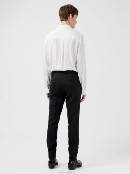Grant Active Hopsack Pants Black Men J.Lindeberg Clothing 66XF1230