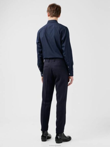Grant Active Hopsack Pants Navy Men J.Lindeberg Clothing 66XF1229