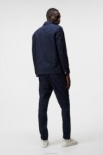 Grant Cotton Stretch Pants Navy Men J.Lindeberg Clothing 66XF1213 - Image 2
