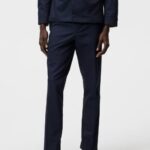 Grant Cotton Stretch Pants Navy Men J.Lindeberg Clothing 66XF1213
