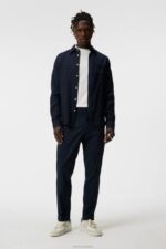 Grant Linen Stretch Pants Navy Men J.Lindeberg Clothing 66XF1139 - Image 2