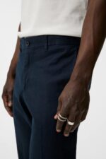 Grant Linen Stretch Pants Navy Men J.Lindeberg Clothing 66XF1139 - Image 3