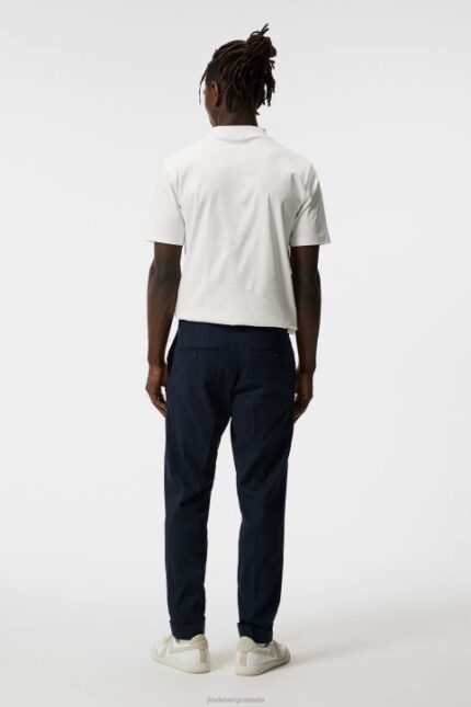 Grant Linen Stretch Pants Navy Men J.Lindeberg Clothing 66XF1139