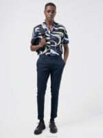 Grant Linen Stretch Pants Navy Men J.Lindeberg Clothing 66XF2232 - Image 2
