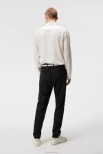 Grant Stretch Twill Pants Black Men J.Lindeberg Clothing 66XF1137 - Image 2