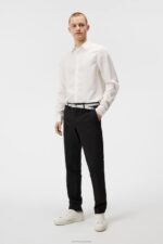 Grant Stretch Twill Pants Black Men J.Lindeberg Clothing 66XF1137 - Image 3