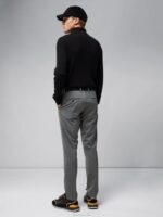 Grant Stretch Twill Pants Grey Melange Men J.Lindeberg Clothing 66XF2196
