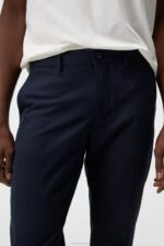 Grant Stretch Twill Pants Navy Men J.Lindeberg Clothing 66XF1108 - Image 4